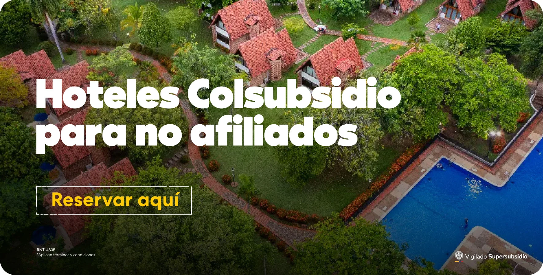 Hoteles Colsubsidio para no afiliados