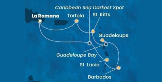mapa recorrido barco